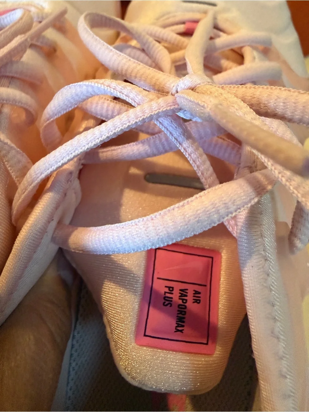 Nike Women’s Pink Lace-Up Sneakers - Picture 4 of 5